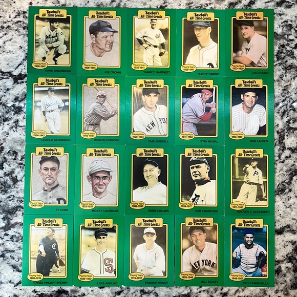 Source Unknown Other 987 Hygrade Baseballs Alltime Greats